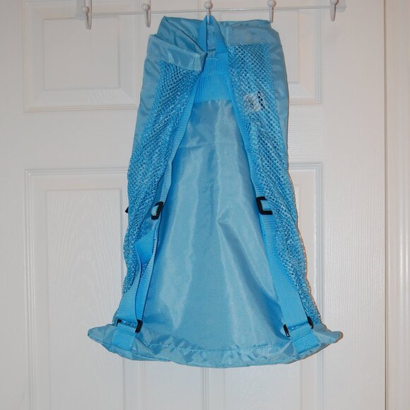 SPEEDO Baby Blue Ventilator Nylon Mesh Foldable BackPack/Travel Gym Bag - Picture 4 of 7